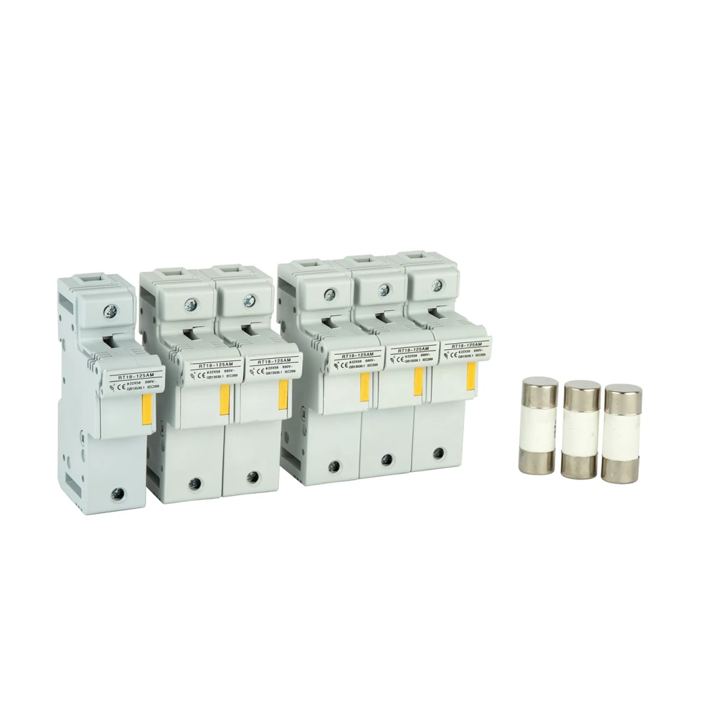 Professional Manufacturer Highly Quality 125A Fuse Holder Without LED Indication for Cylindrical Fuse Link