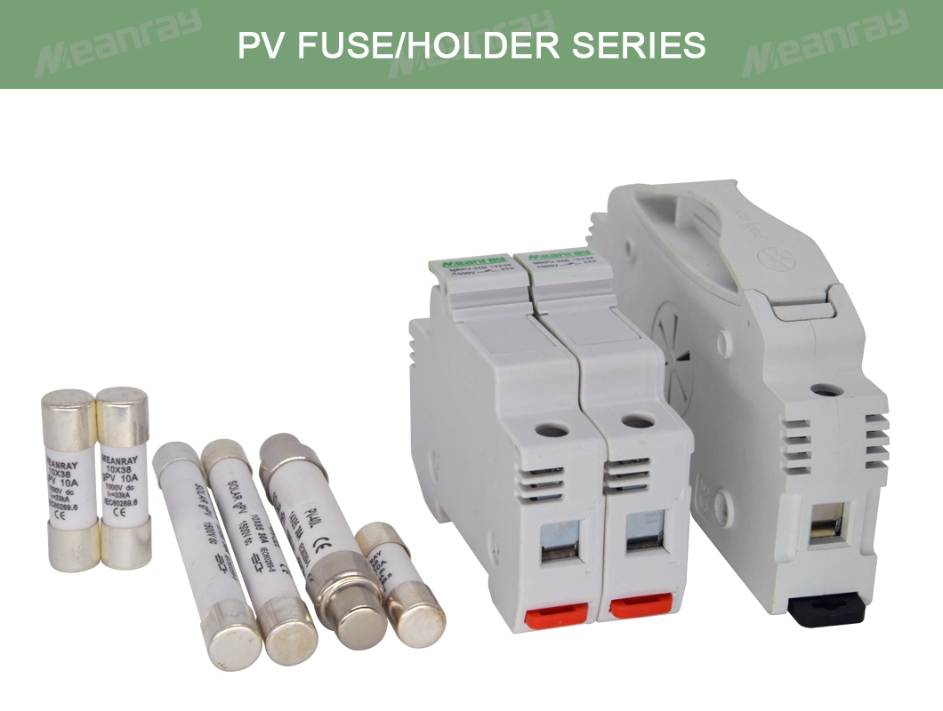 DC1000V 20A 3 Pole DIN Rail Mount Fuse Holder for Solar Protection