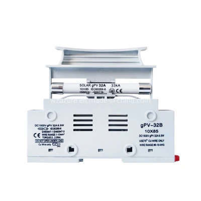 Fusibile solare fotovoltaico 15A~32A 1500V 10*85mm per sistema di energia solare