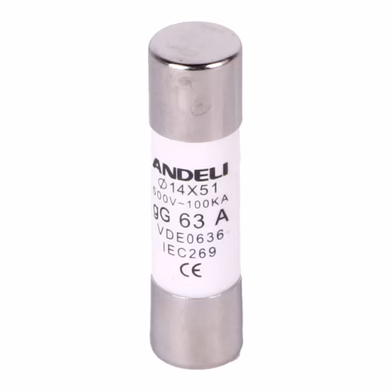 Fusibile cilindrico Gg/AC 63A Andeli